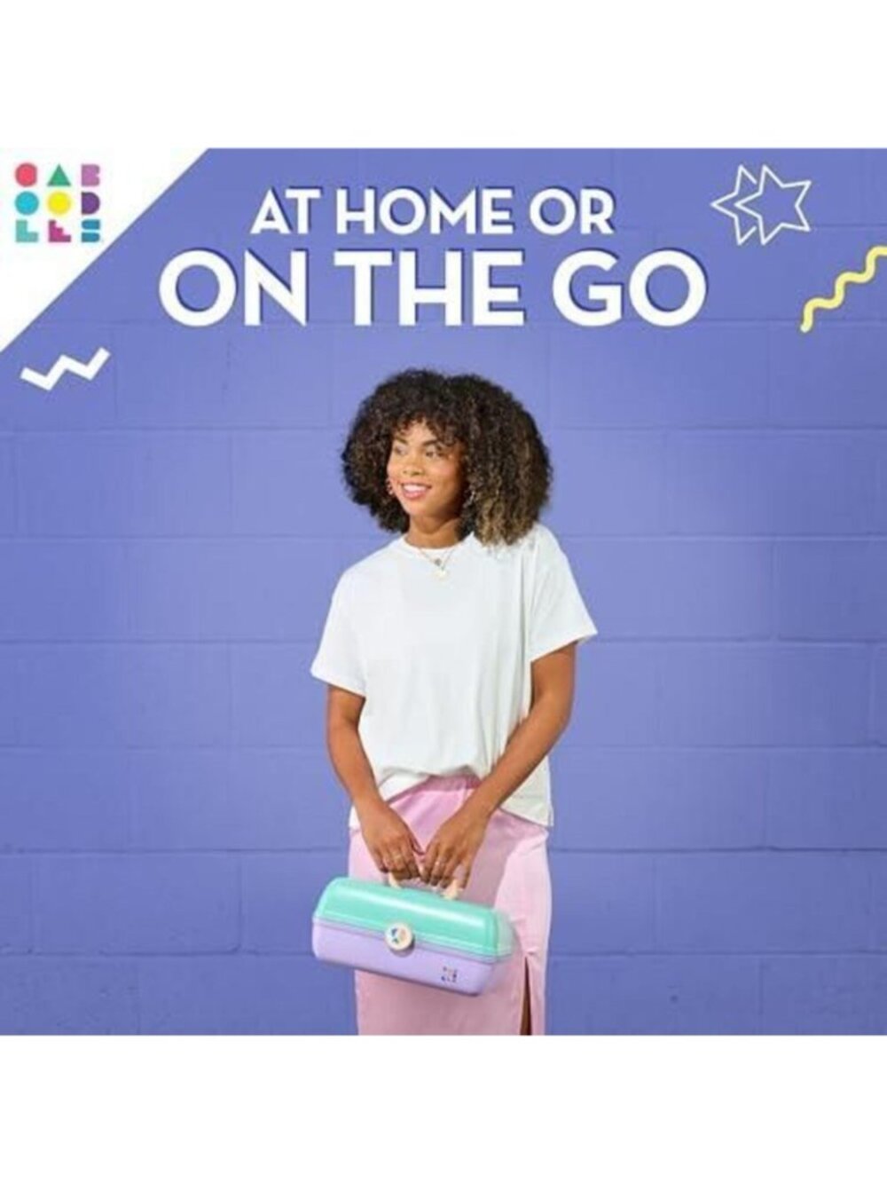 Caboodles on-the-Go Girl Storage - Lilac Over Cobalt Blue - Picture 5 of 7